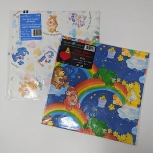 𝅺Vintage Care Bears Cousins Wrapping Paper Gift Wrap